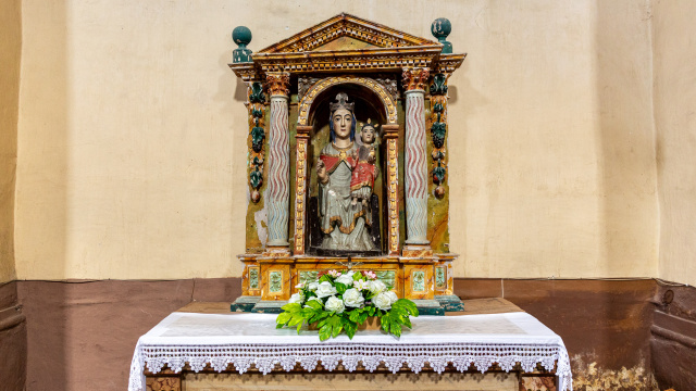 Talla de la Virgen de Zumadoya-Iglesia de San Saturnino