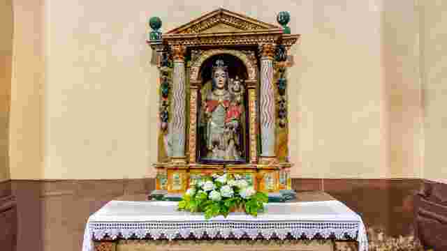 Talla de la Virgen de Zumadoya-Iglesia de San Saturnino